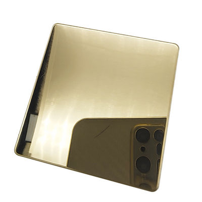 Хорошая цена Внутреннее украшение201 204 316 Декоративные материалы Шампанское Золотовалочное зеркало 8k листы из нержавеющей стали онлайн