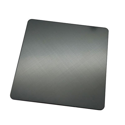 Хорошая цена Сверхчерные листы из нержавеющей стали 45 Кроссовой линии волос Оконченные 304 Цветовые листы из нержавеющей стали ПВД покрытые для шкафа онлайн