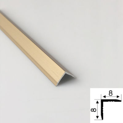 Хорошая цена 304 настраиваемый V-образный золотой цвет волосовой линии расчесываемой нержавеющей стали 201 нержавеющей стали плитки края отделки для стены онлайн