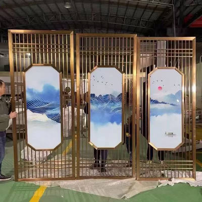 Хорошая цена Металлический современный дизайн прическа из нержавеющей стали Частный разделительный экран Гостиная онлайн