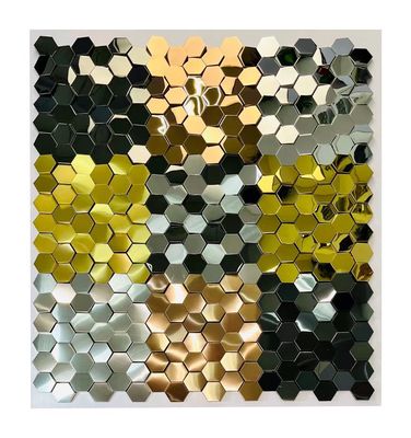 Хорошая цена Шампанское золото Мозаичные плитки из нержавеющей стали для вечного и классического стиля онлайн