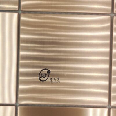 Хорошая цена Матовая черная мозаика из нержавеющей стали Огнестойкая стеновая панель коммерческого проекта Прямая поставка с фабрики онлайн