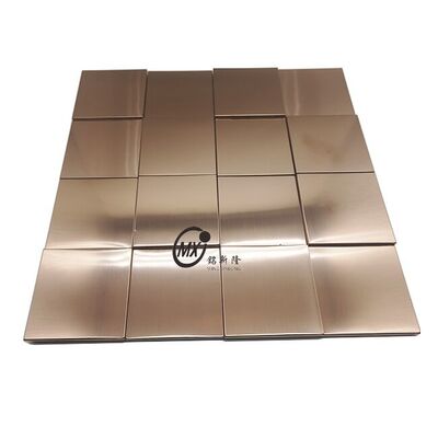Хорошая цена 304 201 Мозаика из нержавеющей стали коррозионностойкая и водонепроницаемая для ресторана гостиницы ванная комната художественное украшение стен онлайн