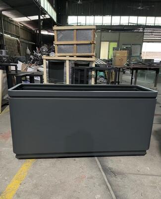 Хорошая цена Современный минималистский плантатор из нержавеющей стали для внутреннего и наружного использования онлайн