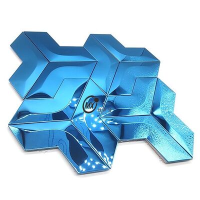 Хорошая цена PVD Цвет Черный Античная Латунь Металл Нержавеющая Сталь Мозаика онлайн