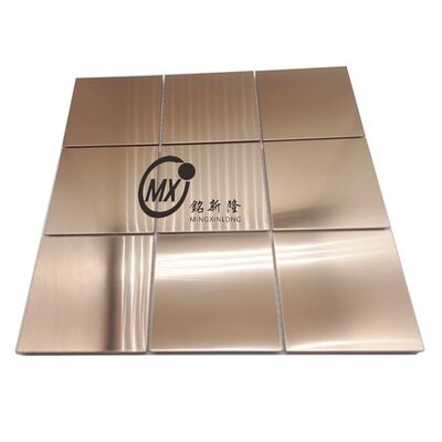 Хорошая цена Кухонный Backsplash Ванная стена Металлическая мозаика онлайн