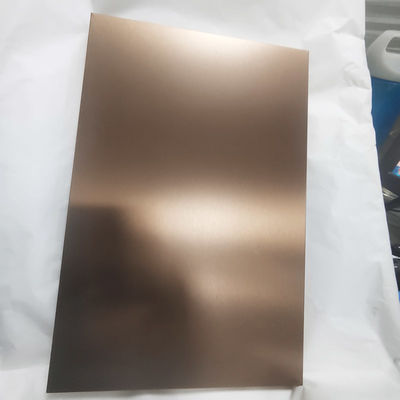 Хорошая цена Серебро 28 мм Цвет Розовый Золотой ПВД Песок Взорванный SS Лист 304 Нержавеющая сталь Медоносная стеклянная панель онлайн
